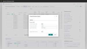 Create Purchase Orders