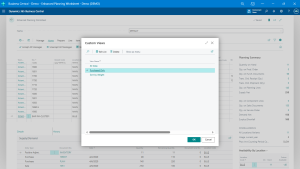 Custom Planning Views