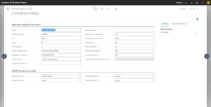 HazMat Data Manager Info Card