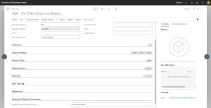 HazMat Data Manager Item Card
