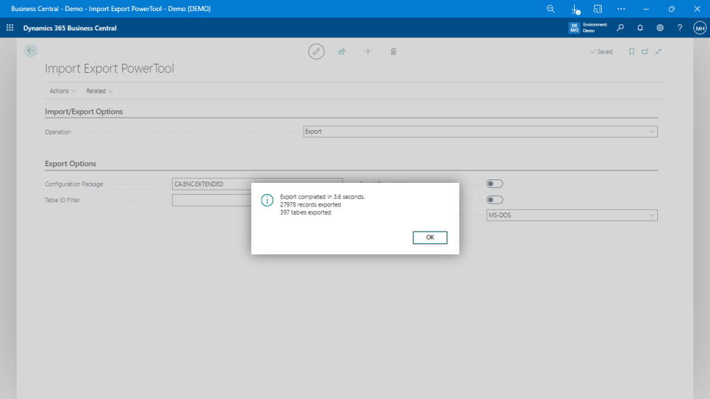 Import Export PowerTool