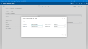 Import Export PowerTool