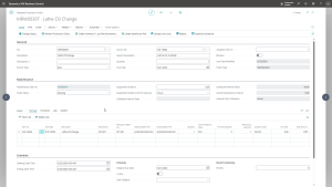 Maintenance Manager Order