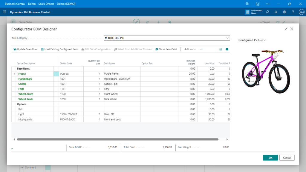 Product Configurator Simplifies Manufacturing in Business Central
