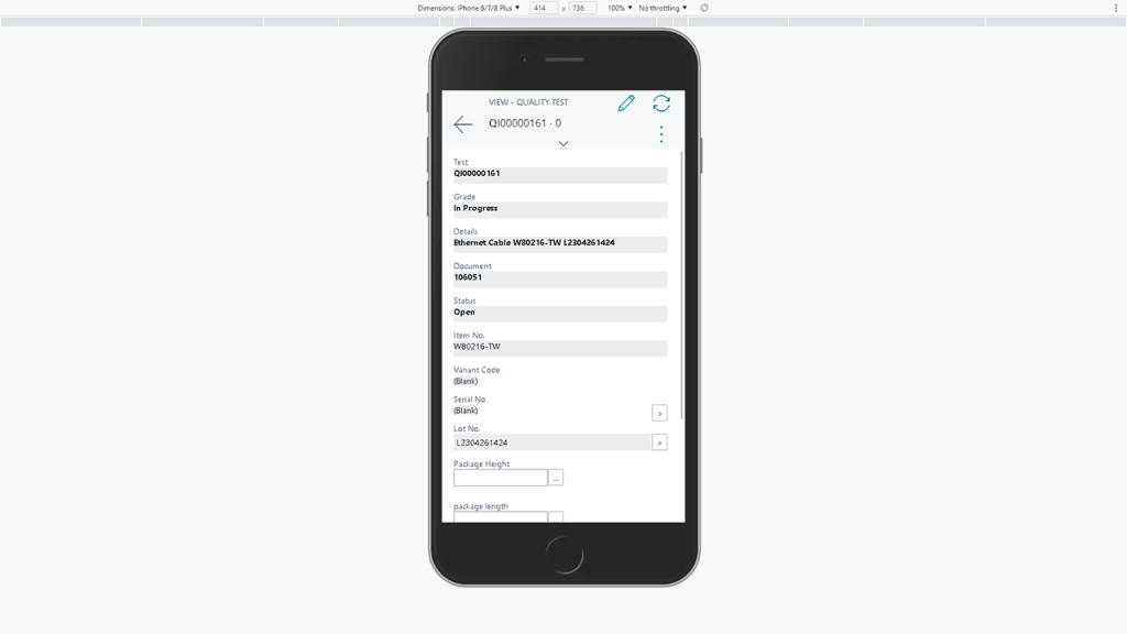 Quality Test on Phone for Quality Inspector