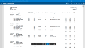Daily Time Summary for Payroll Review