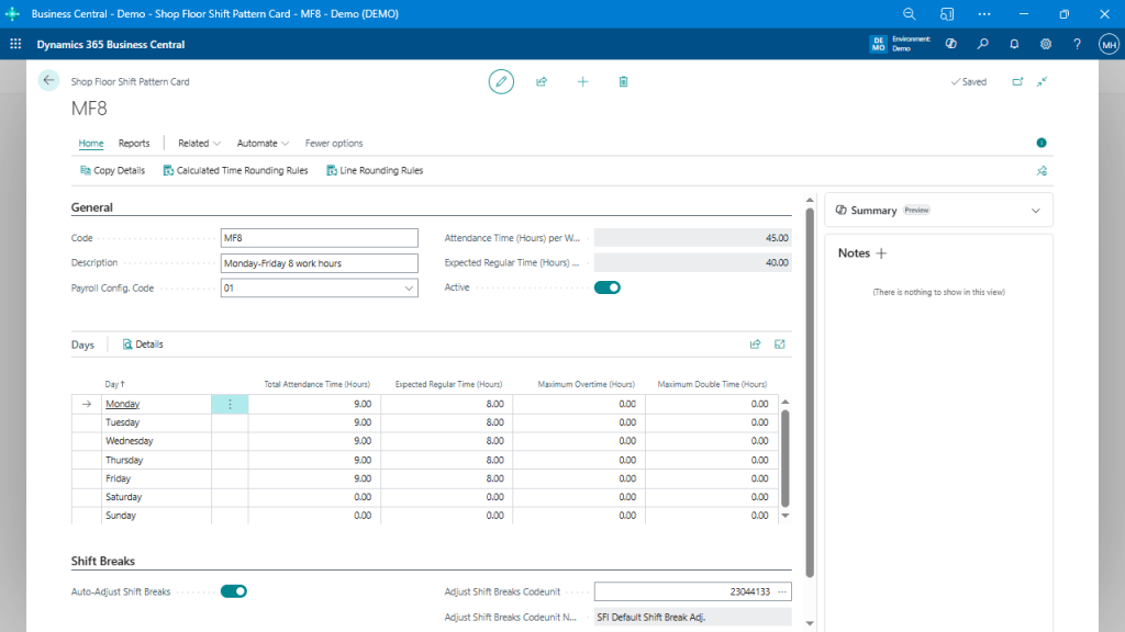 Fast, Touch-Based Clock-In