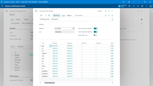 Filtered Dispatch List by Work Center