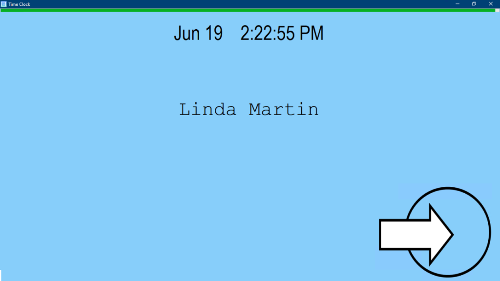 Employee Identity Confirmation After Scan supporting Time Tracking in Business Central