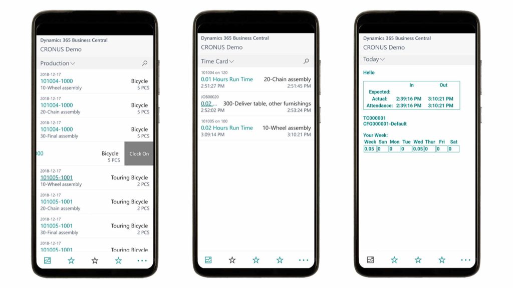 Shop Floor for Personal Mobile Devices