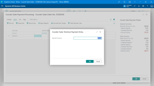 Terminal Payment Entry